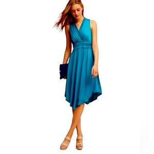 NWT Anthropologie Maeve La Habana Midi Dress|Teal|Size Small|